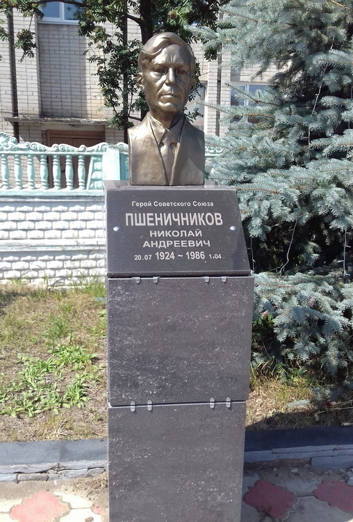 Бюст в городе Ковылкино